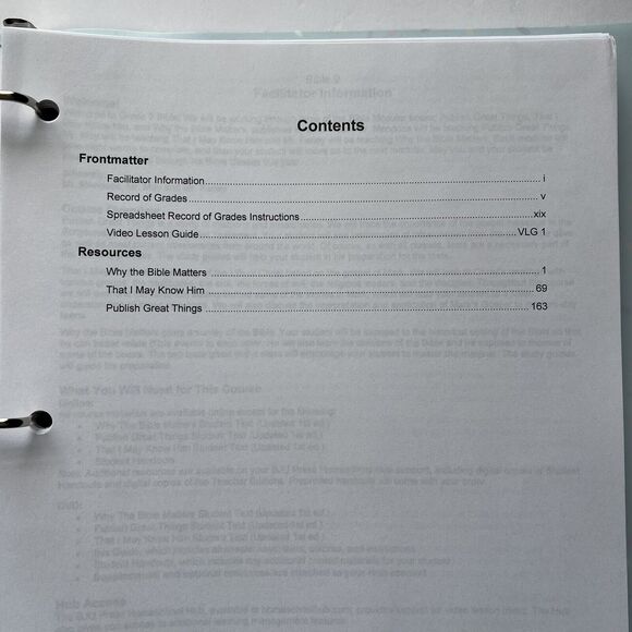 BJU Press Homeschool Curriculum Story Of The Old Testament Parent Guide Bible 9 - Picture 3 of 7